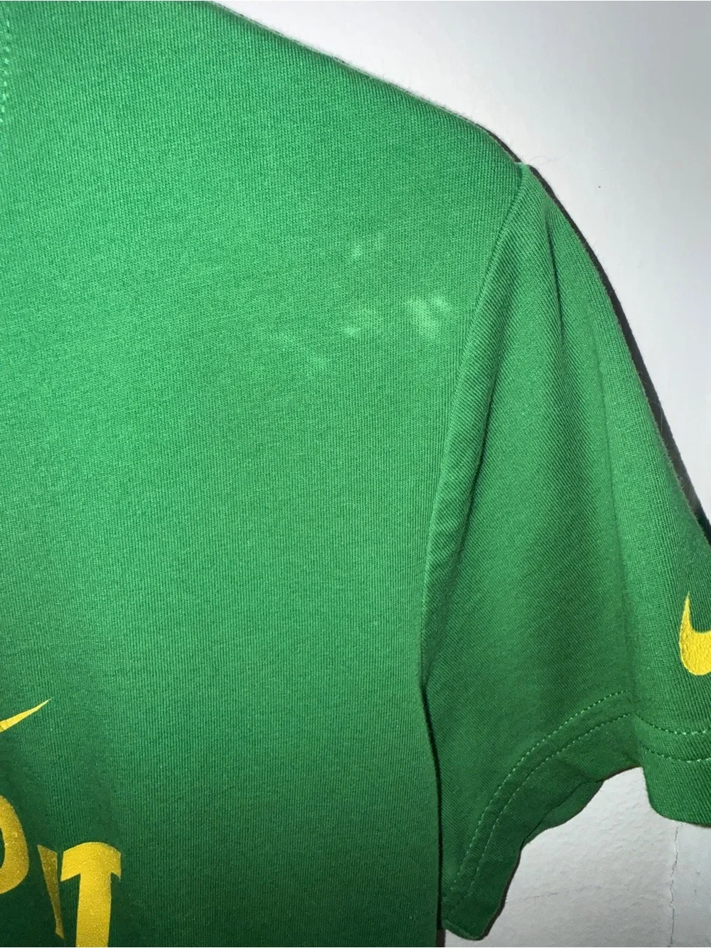 Nike Green T-Shirt with Yellow 